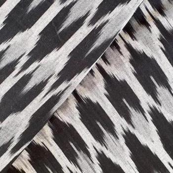 Ikat Stoff aus Indien - GREY